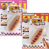 핫도그 딸깍이 꺾캡 키링 (4000X2개)