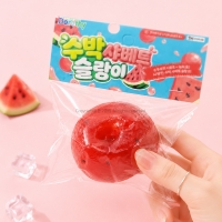 수박 샤베트 슬랑이 / 사각사각 ASMR 스트레스해소 말랑모찌