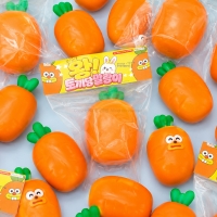 왕! 토끼당 말랑이 / 귀여운 당근모양 슬랑이 말랑쫀득 촉감놀이