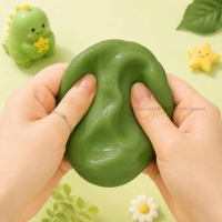 크런치 망고 슬랑이 / 변색 망고 말랑이 스트레스볼 주물럭 촉감놀이