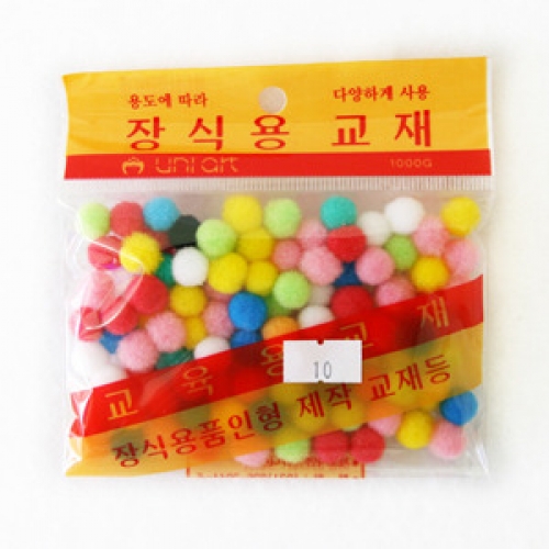 1000 퐁퐁이 10mm/칼라솜/솜방울/뿅뿅이