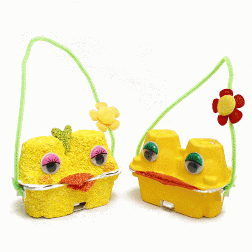 병아리 바구니