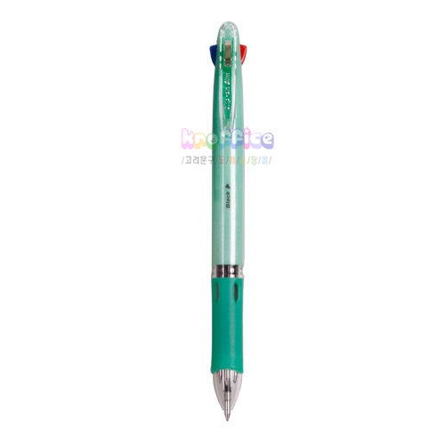 클립온 슬림 볼펜 4C 녹색