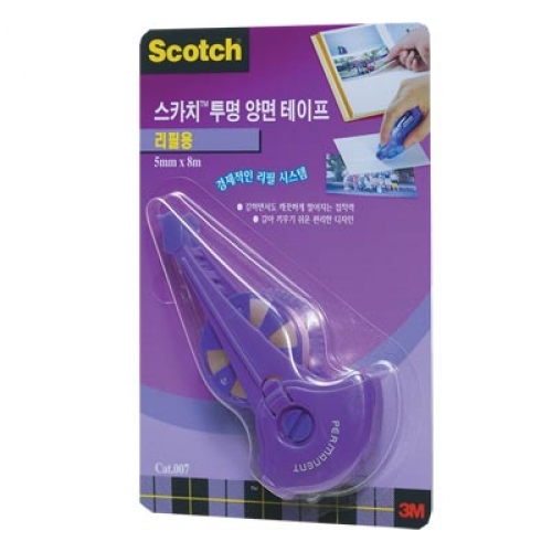 스카치 투명 [펜타입] 양면테이프(017리필/8.4mm×8m)