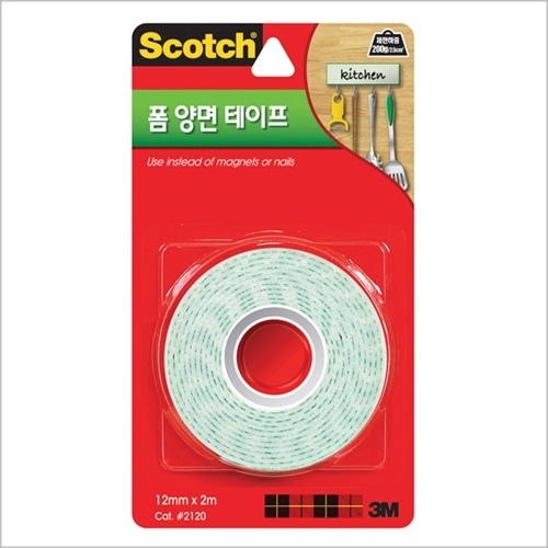 스카치 폼양면테이프 #2120 / 12mm*2m