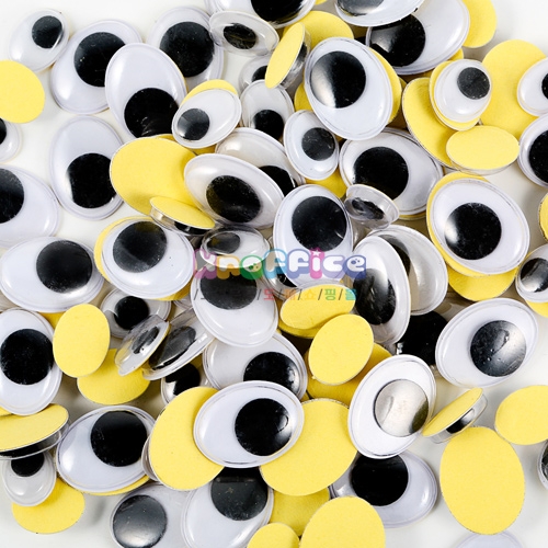 스티커눈알(타원)12*16mm