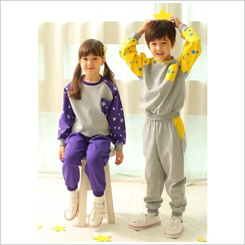 활동복1420-보라별 이중R / 5벌세트