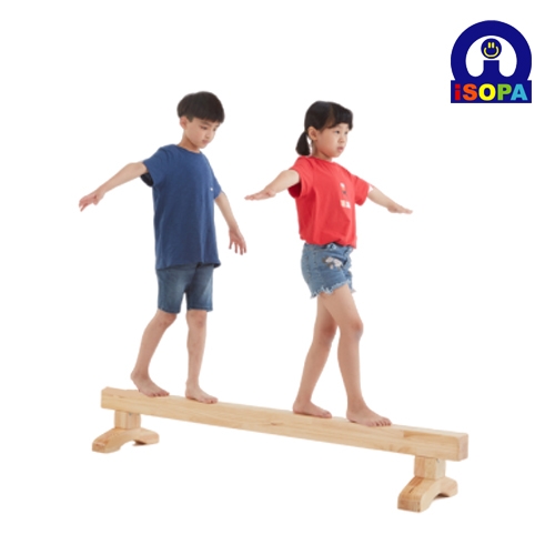 아이소파 원목평균대(ID-60) 유아 밸런스 균형 발달 활동 평균대 체육 교구