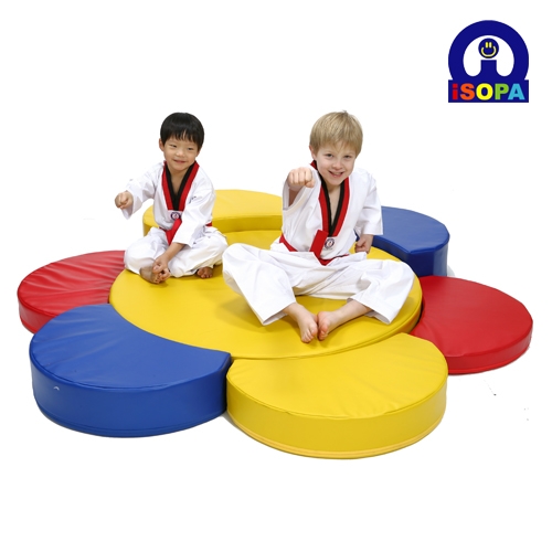 아이소파 해바라기 원형소파 (HBS-602) 유아 휴식 안전 놀이 소파