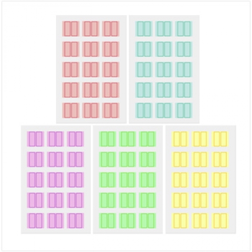 일반 견출지(10매) 30x23 (색상선택) 1009