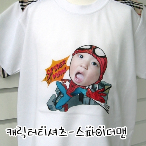 [캐릭터]스파이더맨티셔츠 - 10개이상 주문가능  (※주문제작상품 2주이상소요)