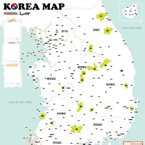 나의 한국지도
