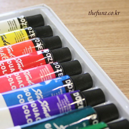 과슈물감_12color