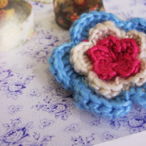 handmade motive_플라워 스카이핑크