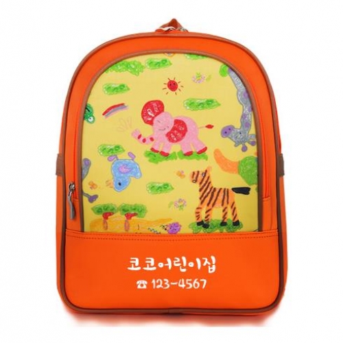 [가방클럽] GB2718_O 가방(주황) - 20개 이상 무료원명 인쇄