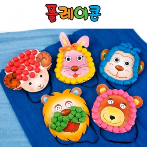 [플레이콘]동물머리가면(5인용)
