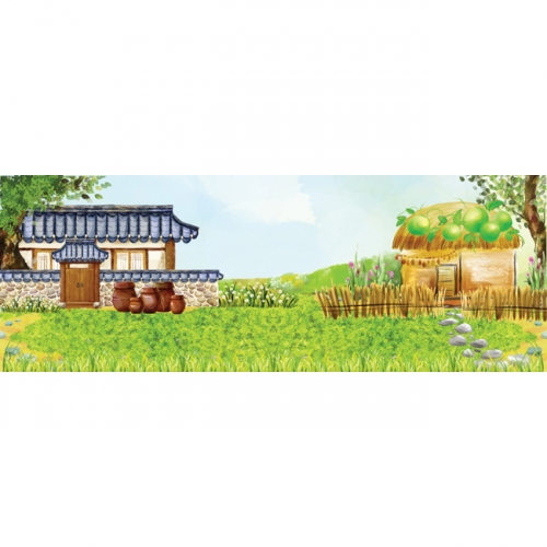 [키즈파람] 전통배경현수막 001