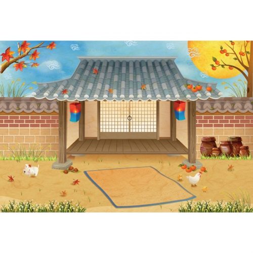 [키즈파람] 전통배경현수막 011
