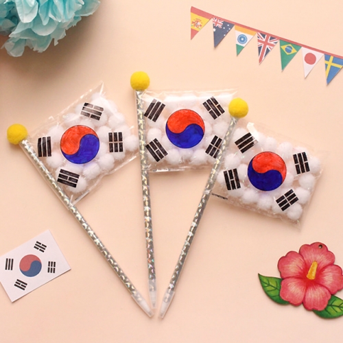 <우리나라>태극기볼펜5set