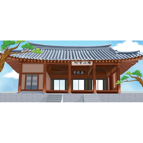 [키즈파람] 전통배경현수막 028