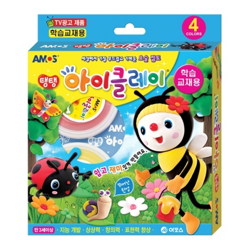 [아모스]탱탱 아이클레이 18g x 4개