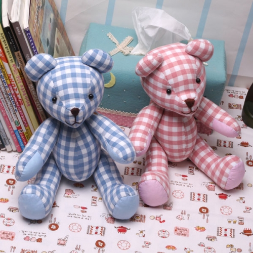 [펠트친구] 체크 곰인형 만들기(실바늘솜포함)