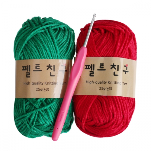 [펠트친구] 손뜨개코바늘수세미뜨기
