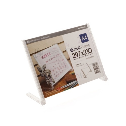 FLC297210 멀티프레임(단면/L자/가로/투명)A4