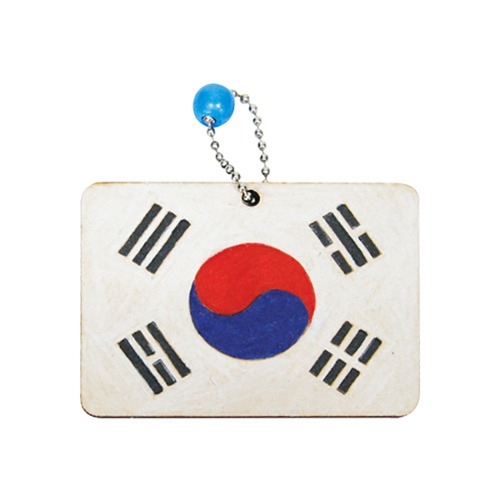 메이크문구 DIY377 가방고리만들기 태극기