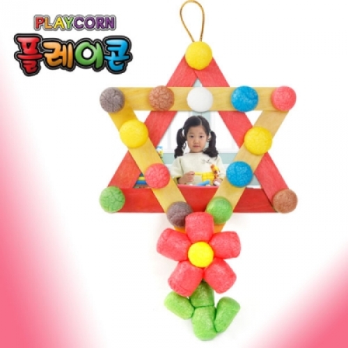 플레이콘 별스틱 액자만들기