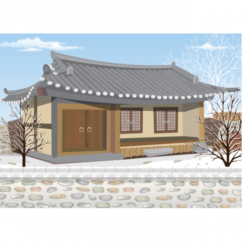 [키즈파람] 전통배경현수막 059