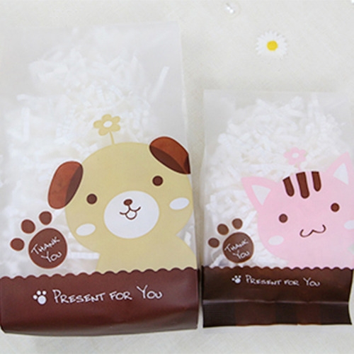 B09 M쿠키봉투(강아지/고양이)10장