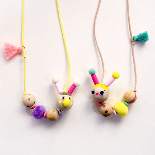큐트 꿈틀이 목걸이 만들기 5set