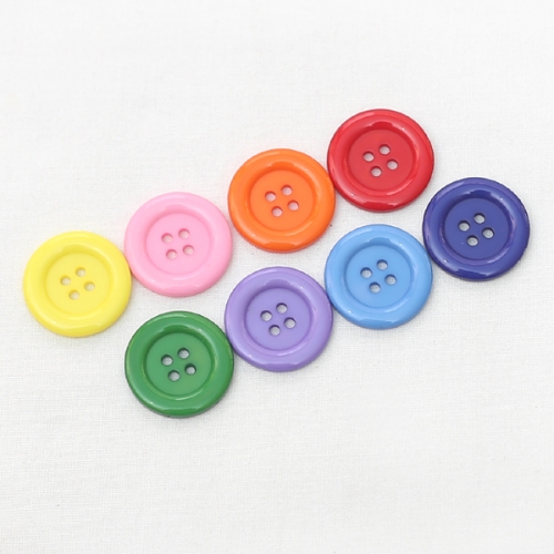 [펠트친구] 25mm 무지개단추(8개)[1039]