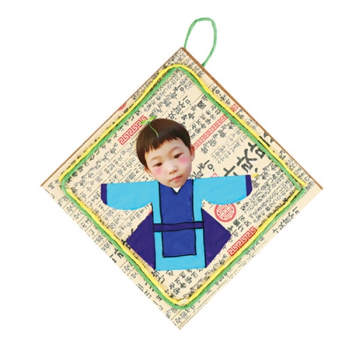 메이크문구 DIY391 한복꾸미기액자만들기