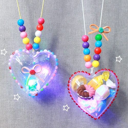LED 하트볼 사탕목걸이(5인)