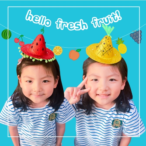 프레쉬 과일 모자 5set