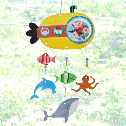 바다잠수함모빌5set