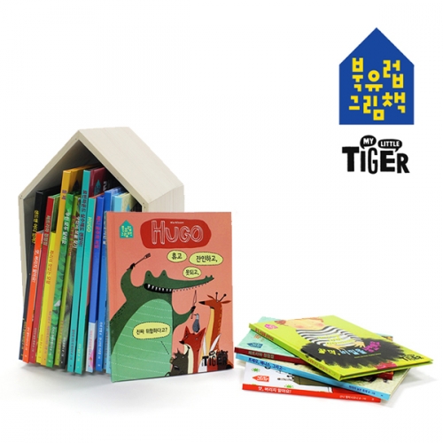 [삼성출판사] 북유럽 창작그림책 15권 세트(원목 책꽂이 증정)