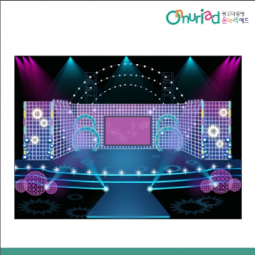 [온누리애드] 무대배경073f