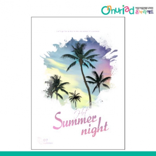 [온누리애드] 여름배경074f