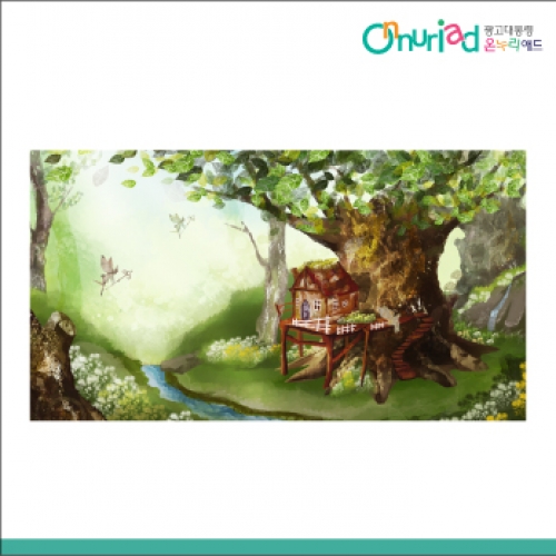 [온누리애드] 숲속배경015f