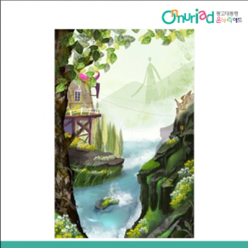 [온누리애드] 숲속배경017f