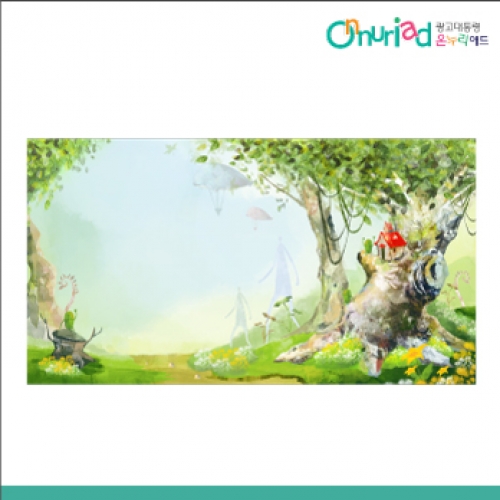 [온누리애드] 숲속배경018f