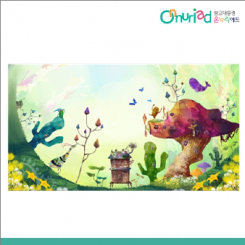 [온누리애드] 숲속배경021f