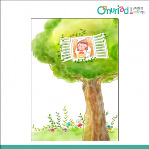[온누리애드] 숲속배경028f