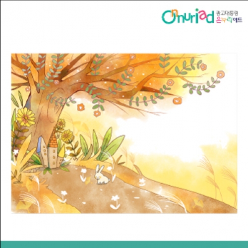 [온누리애드] 숲속배경033f