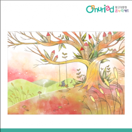 [온누리애드] 숲속배경038f