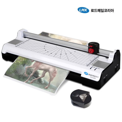 로드메일코리아 A3 코팅기 TLH-35M 코팅기계+재단기+코너라운더+A4 코팅지 50매