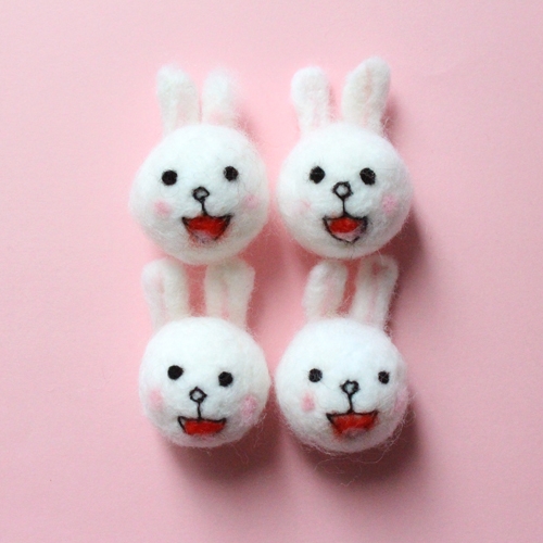 라인토끼양모펠트1p